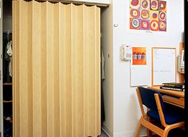 Dorm Room | Accordion Door