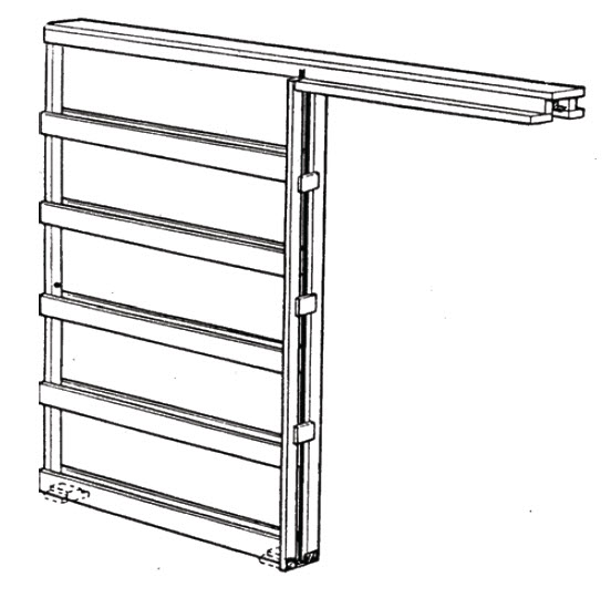 pocket door dimensions